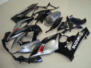 Gris Noir Kit Carénages Motos Complet Suzuki GSXR 1000 K5 2005-2006