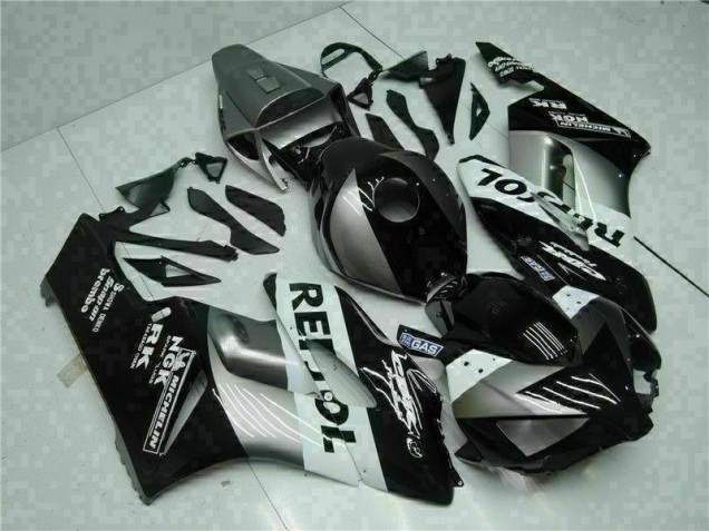 Gris Noir Repsol Carénage Moto Honda CBR 1000 RR 2004-2005 Gris Noir Repsol Carénage Moto Honda CBR 1000 RR 2004-2005