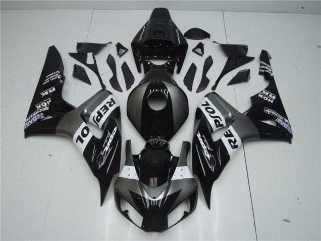 Gris Noir Repsol Carénages Moto Honda CBR 1000 RR 2004-2005 Gris Noir Repsol Carénages Moto Honda CBR 1000 RR 2004-2005