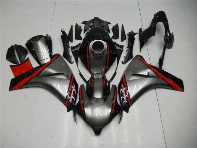 Gris Rouge Noir Carénage Moto Honda CBR 1000 RR 2008-2011 Gris Rouge Noir Carénage Moto Honda CBR 1000 RR 2008-2011