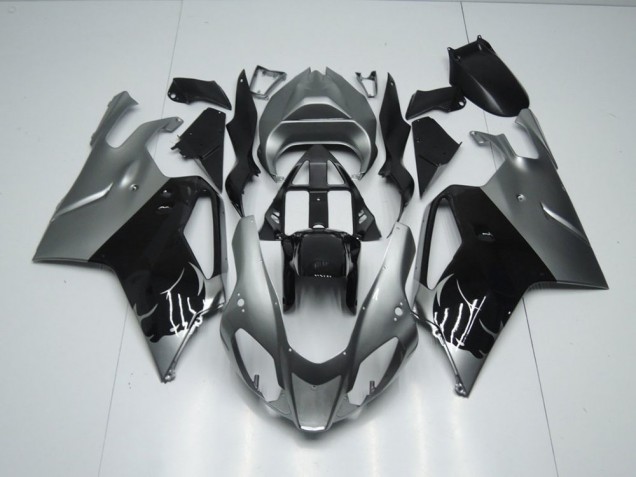 Gris et Noir Carénage Moto Aprilia RSV 1000 2003-2006 Gris et Noir Carénage Moto Aprilia RSV 1000 2003-2006