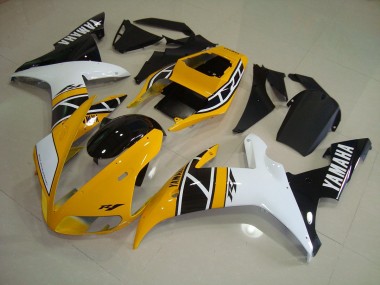 Jaune Anniversary Carénage Moto Yamaha R1 2002-2003