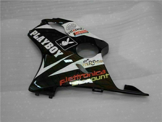 Jaune Argent Noir Playboy Carénage Moto Honda CBR 600 F4i 2001-2003 Jaune Argent Noir Playboy Carénage Moto Honda CBR 600 F4i 2001-2003