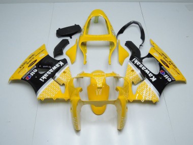 Jaune Arrow Carénage Moto Kawasaki ZX6R 2000-2002