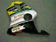 Jaune Blanc Carénage Moto Honda CBR 600 F4i 2001-2003 Jaune Blanc Carénage Moto Honda CBR 600 F4i 2001-2003