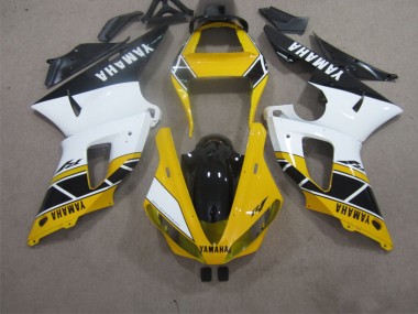 Jaune Blanc Noir Carénage Moto Yamaha R1 2000-2001