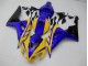 Jaune Bleu Carénage Moto Honda CBR 1000 RR 2006-2007 Jaune Bleu Carénage Moto Honda CBR 1000 RR 2006-2007