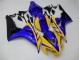 Jaune Bleu Carénage Moto Honda CBR 1000 RR 2006-2007 Jaune Bleu Carénage Moto Honda CBR 1000 RR 2006-2007
