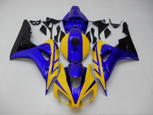 Jaune Bleu Carénage Moto Honda CBR 1000 RR 2006-2007 Jaune Bleu Carénage Moto Honda CBR 1000 RR 2006-2007