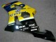 Jaune Bleu Carénage Moto Suzuki GSXR 1000 K3 2003-2004 Jaune Bleu Carénage Moto Suzuki GSXR 1000 K3 2003-2004