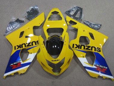 Jaune Bleu Carénage Moto Suzuki GSXR 600 K4 2004-2005
