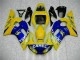 Jaune Bleu Carénage Moto Yamaha R6 1998-2002 Jaune Bleu Carénage Moto Yamaha R6 1998-2002