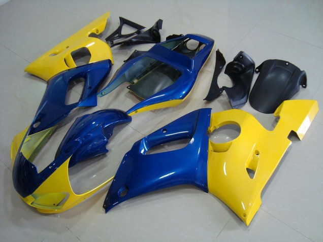 Jaune Bleu Carénages Moto Yamaha R6 1998-2002 Jaune Bleu Carénages Moto Yamaha R6 1998-2002