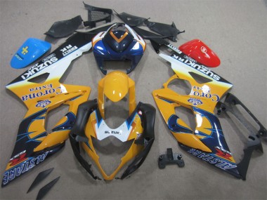 Jaune Bleu Corona Extra Carénage Moto Suzuki GSXR 1000 K5 2005-2006