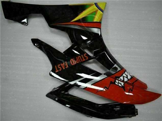 Jaune Bleu Rouge Carénage Moto Yamaha R6 2006-2007 Jaune Bleu Rouge Carénage Moto Yamaha R6 2006-2007