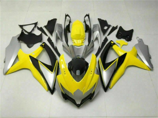 Jaune Carénage Moto Suzuki GSXR 600 / 750 K8 2008-2010 Jaune Carénage Moto Suzuki GSXR 600 / 750 K8 2008-2010