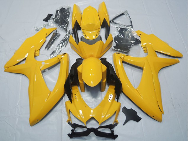 Jaune Carénage Moto Suzuki GSXR 750 K8 2008-2010 Jaune Carénage Moto Suzuki GSXR 750 K8 2008-2010