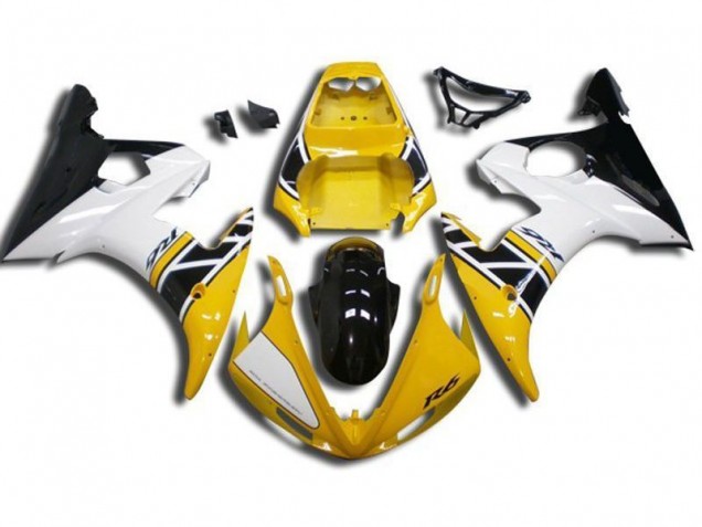 Jaune Carénage Moto Yamaha R6 2003-2005 Jaune Carénage Moto Yamaha R6 2003-2005