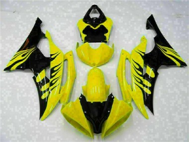 Jaune Carénage Moto Yamaha R6 2008-2016