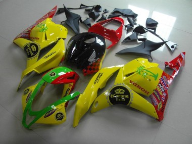 Jaune Corona Extra Carénage Moto Honda CBR 600 RR 2009-2012
