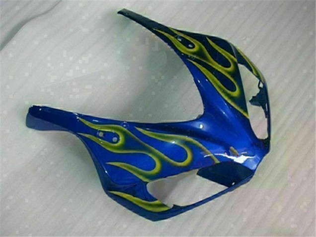 Jaune Flamme Bleu Carénage Moto Honda CBR 1000 RR 2006-2007 Jaune Flamme Bleu Carénage Moto Honda CBR 1000 RR 2006-2007