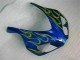 Jaune Flamme Bleu Carénage Moto Honda CBR 1000 RR 2006-2007 Jaune Flamme Bleu Carénage Moto Honda CBR 1000 RR 2006-2007