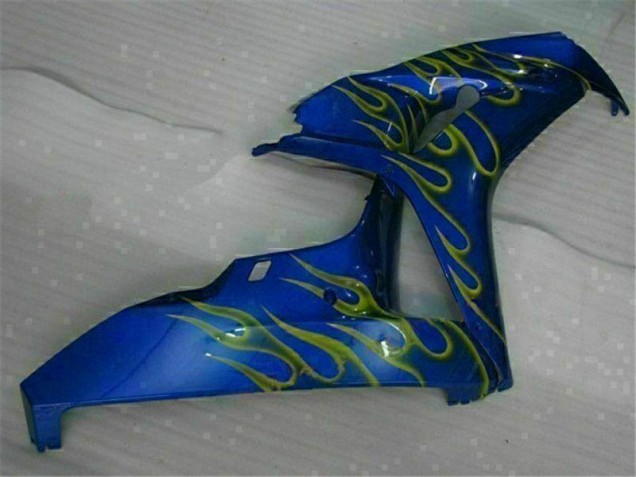 Jaune Flamme Bleu Carénage Moto Honda CBR 1000 RR 2006-2007 Jaune Flamme Bleu Carénage Moto Honda CBR 1000 RR 2006-2007