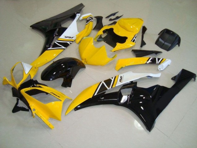Jaune Kit Carénages Motos Complet Yamaha R6 2006-2007 Jaune Kit Carénages Motos Complet Yamaha R6 2006-2007