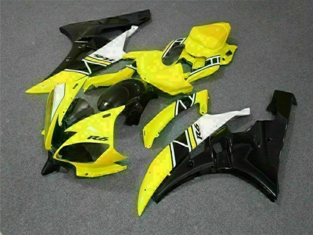 Jaune Kit Carénages Motos & Plastique Yamaha R6 2006-2007 Jaune Kit Carénages Motos & Plastique Yamaha R6 2006-2007