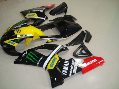 Jaune Monster Carénage Moto Yamaha R1 2000-2001