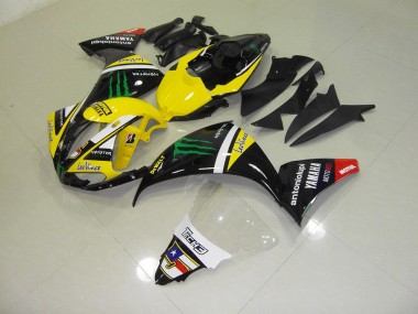 Jaune Monster Carénage Moto Yamaha R1 2012-2014