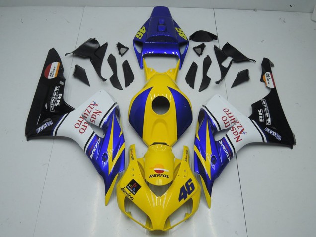 Jaune Nastro Carénage Moto Honda CBR 1000 RR 2006-2007 Jaune Nastro Carénage Moto Honda CBR 1000 RR 2006-2007