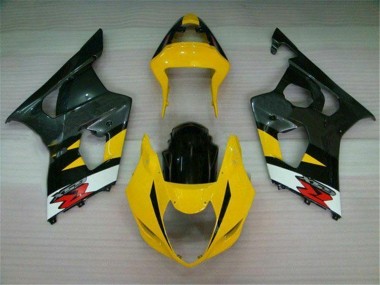 Jaune Noir Carénage Moto Suzuki GSXR 1000 K3 2003-2004