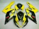 Jaune Noir Carénage Moto Suzuki GSXR 1000 K5 2005-2006 Jaune Noir Carénage Moto Suzuki GSXR 1000 K5 2005-2006