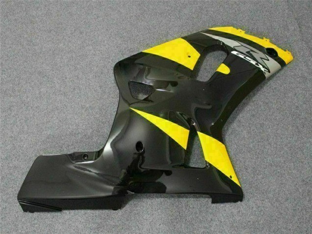 Jaune Noir Carénage Moto Suzuki GSXR 600 / 750 K1 K2 K3 2001-2003 Jaune Noir Carénage Moto Suzuki GSXR 600 / 750 K1 K2 K3 2001-2003