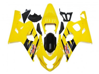 Jaune Noir Carénage Moto Suzuki GSXR 600 / 750 K4 2004-2005