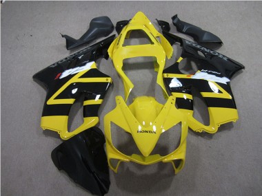 Jaune Noir Carénages Moto Honda CBR 600 F4i 2001-2003
