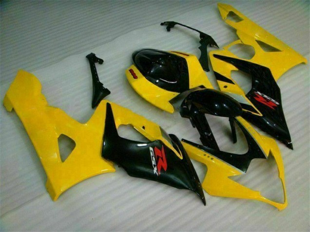 Jaune Noir Carénages Moto Suzuki GSXR 1000 K5 2005-2006
