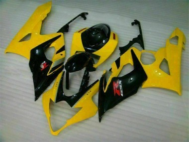 Jaune Noir Carénages Moto Suzuki GSXR 1000 K5 2005-2006