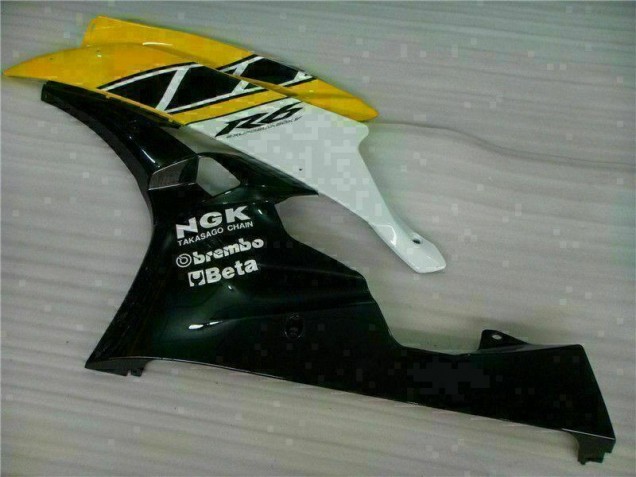 Jaune Noir Carénages Moto Yamaha R6 2006-2007 Jaune Noir Carénages Moto Yamaha R6 2006-2007