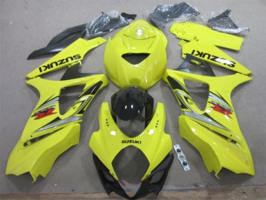 Jaune Noir Carrosserie Moto Suzuki GSXR 1000 K7 2007-2008