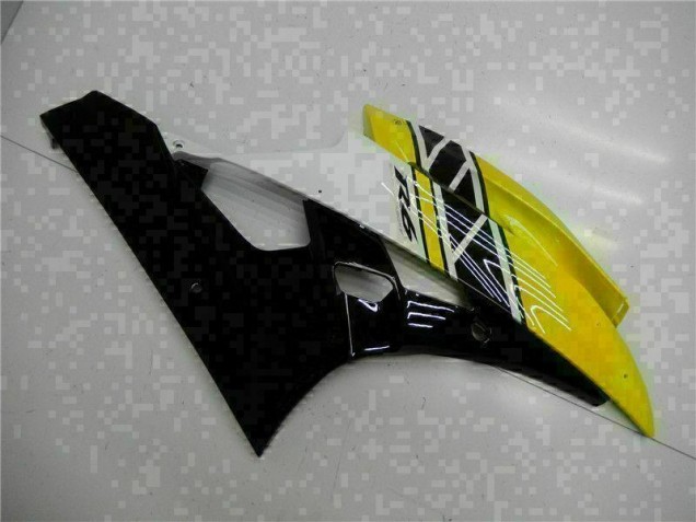 Jaune Noir Carrosserie Moto Yamaha R6 2006-2007 Jaune Noir Carrosserie Moto Yamaha R6 2006-2007