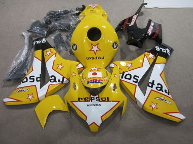 Jaune Repsol HRC Carénage Moto Honda CBR 1000 RR 2008-2011