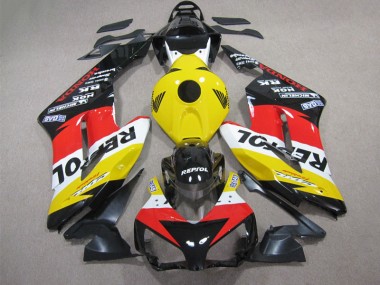 Jaune Rouge Repsol Carénage Moto Honda CBR 1000 RR 2004-2005