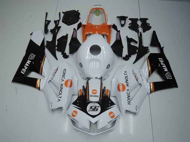 Konica Minolta 56 Carénage Moto Honda CBR 1000 RR 2012-2016 Konica Minolta 56 Carénage Moto Honda CBR 1000 RR 2012-2016