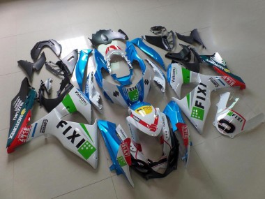 Light Bleu Fixi Carénage Moto Suzuki GSXR 1000 K9 2009-2016