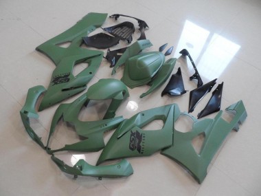 Matte Armée Verte Carénage Moto Suzuki GSXR 1000 K5 2005-2006