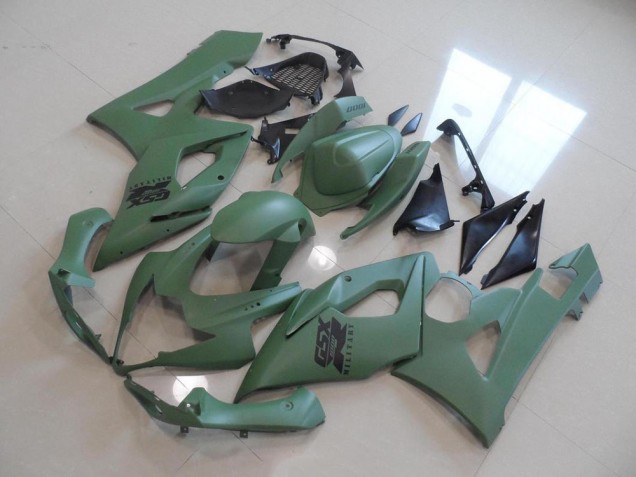 Matte Armée Verte Carénage Moto Suzuki GSXR 1000 K5 2005-2006 Matte Armée Verte Carénage Moto Suzuki GSXR 1000 K5 2005-2006