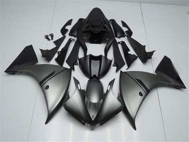 Matte Gris Noir Carénage Moto Yamaha R1 2012-2014
