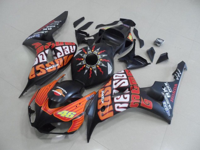 Matte Rossi Carénage Moto Honda CBR 1000 RR 2006-2007 Matte Rossi Carénage Moto Honda CBR 1000 RR 2006-2007